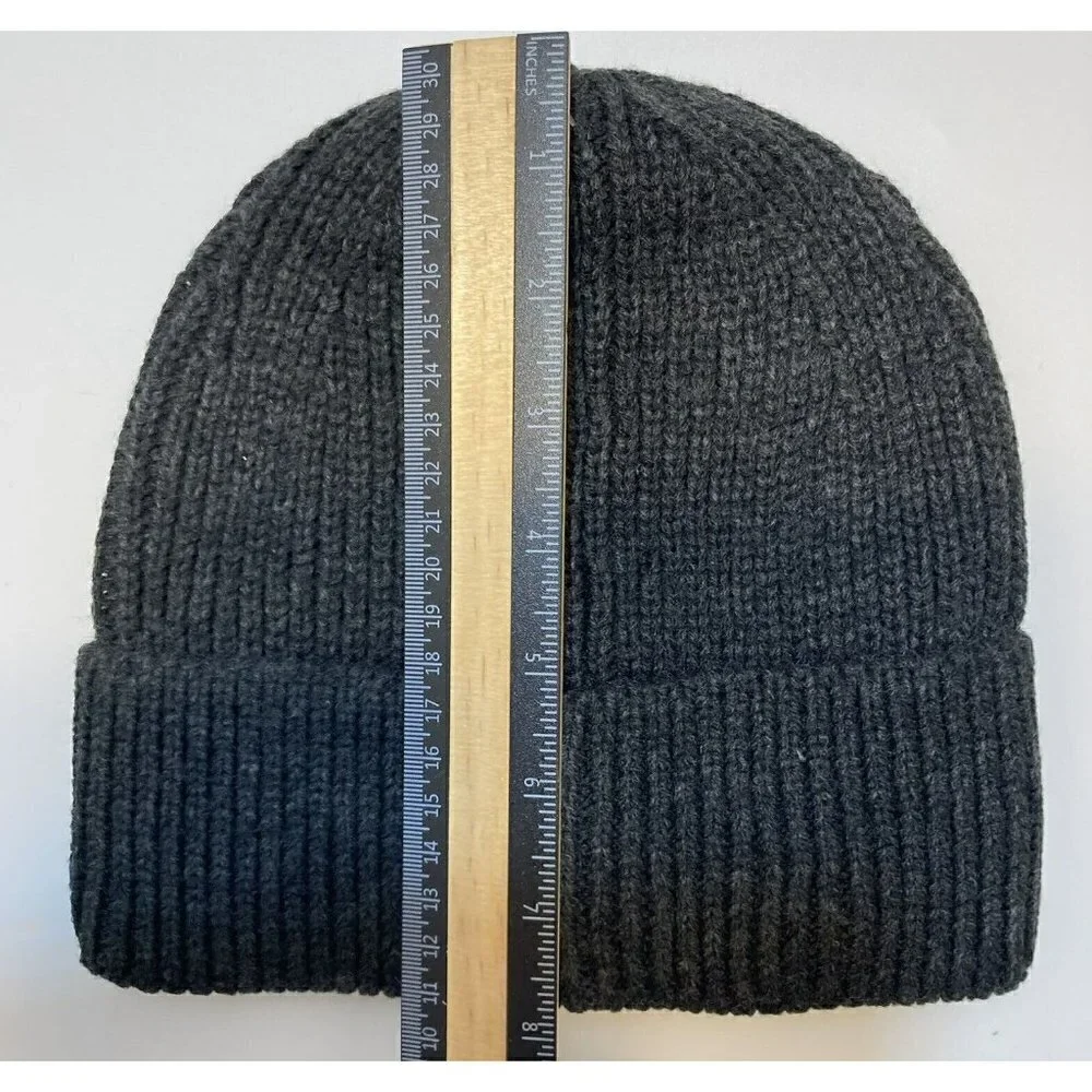 Frye & Co. NWT Cable Knit Beanie w/Cuff  Black Hat‎ Cap-OSFM-MSRP-$28
